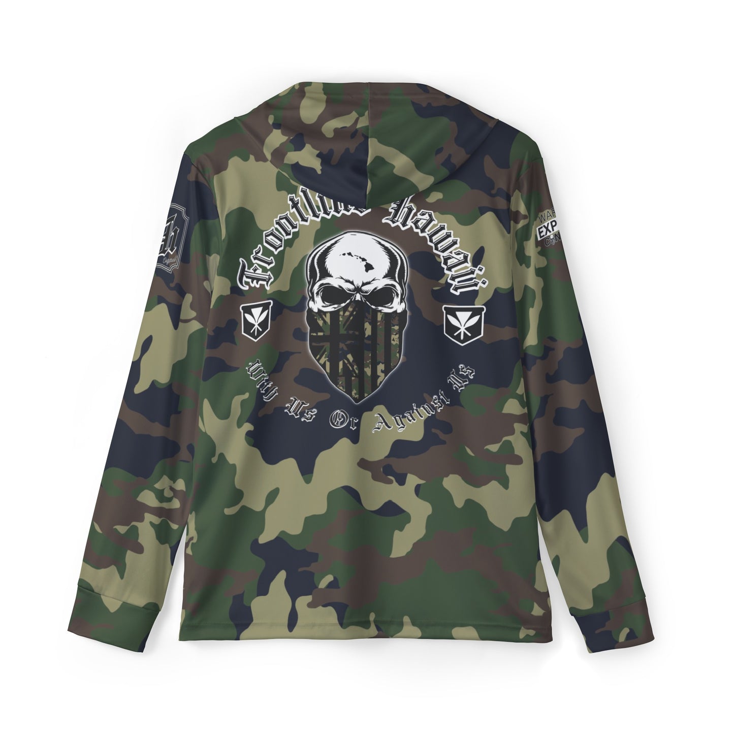 Frontline Hawaii Woodland Camo DRIFIT Hoodie