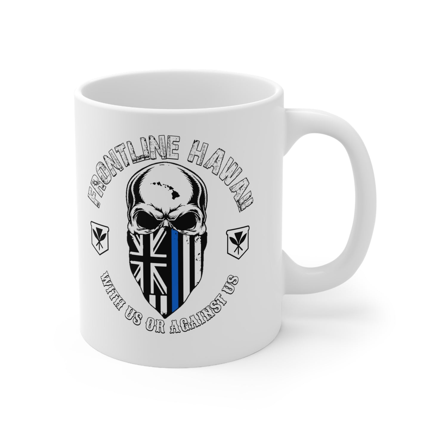 Frontline Hawaii Blueline Coffee Mug 11oz (Free Shipping)