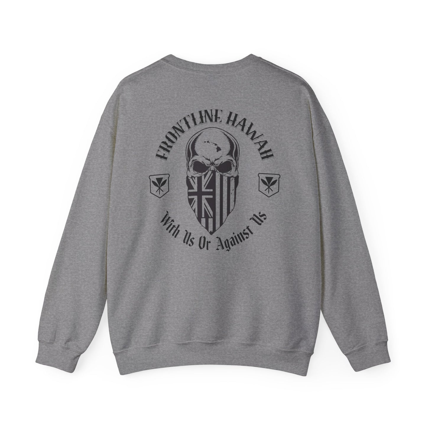 Frontline Hawaii Black Print Sweatshirt
