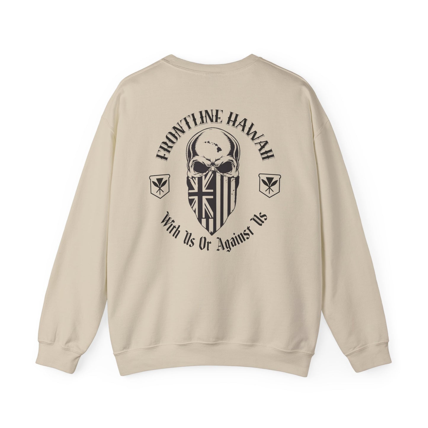 Frontline Hawaii Black Print Sweatshirt
