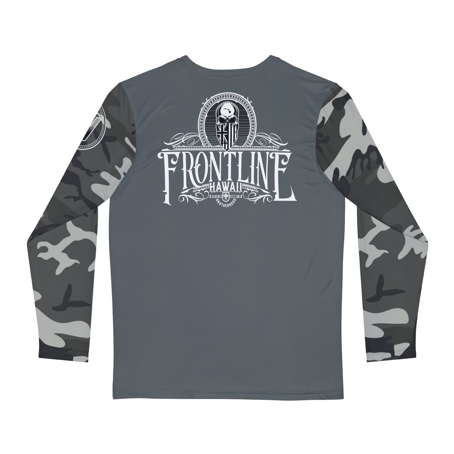 Frontline Hawaii Urban Gray Camo Sublimation DRIFIT/long sleeve