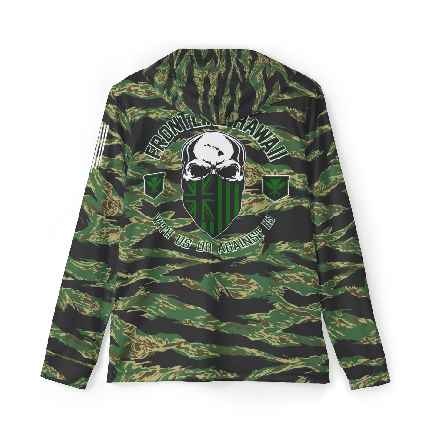 Frontline Hawaii Green Tiger Stripe DRIFIT Hoodie
