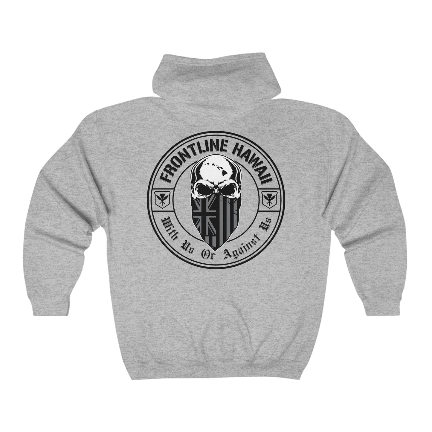 Frontline Hawaii Full Zip Hoodie Sweatshirt