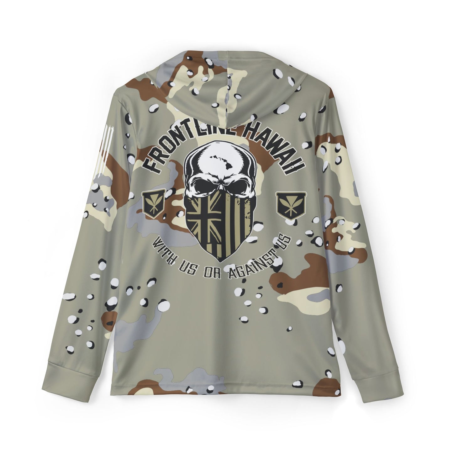 Frontline Hawaii Desert Camo Drifit Hoodie