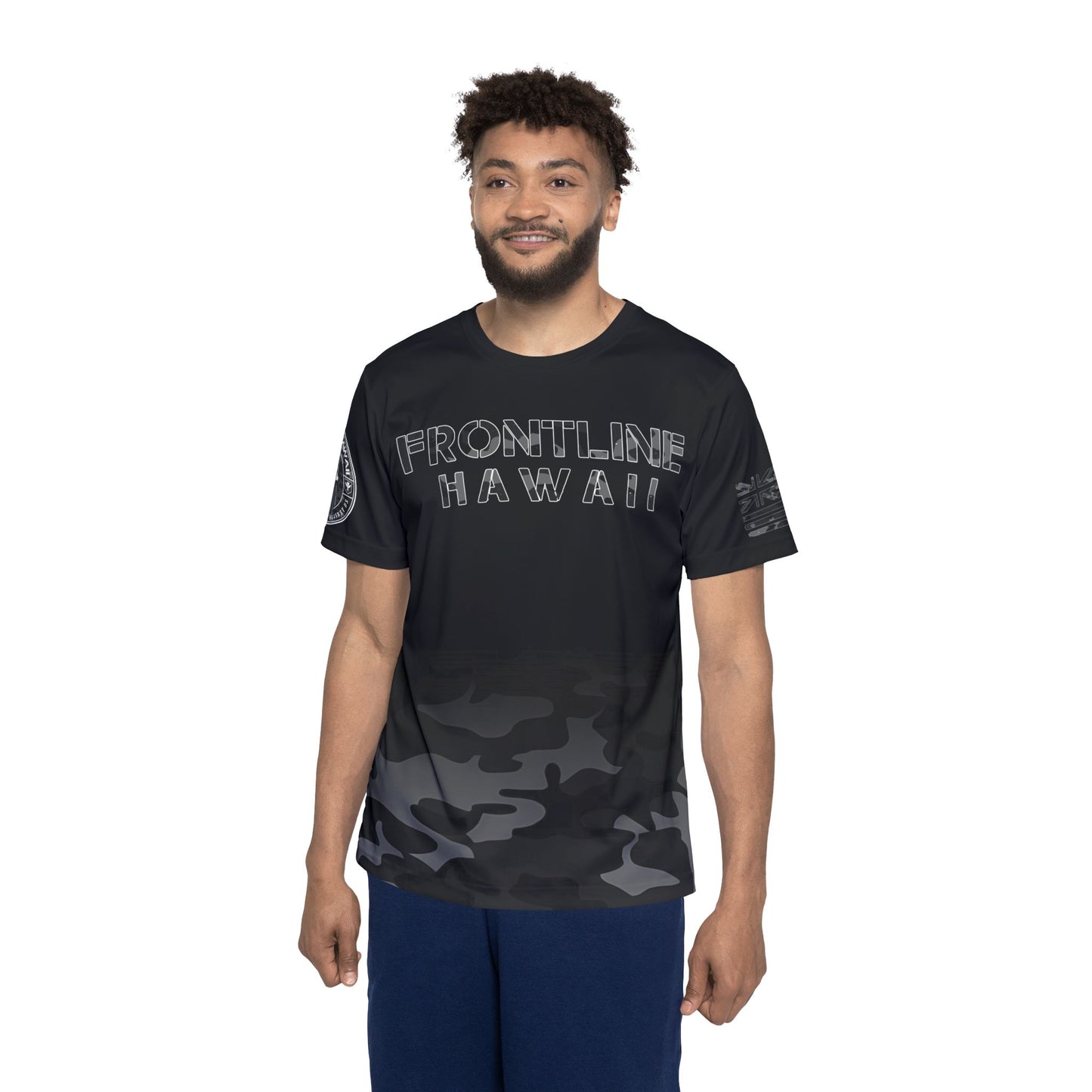 Frontline Hawaii Black/Gray Camo Dri-Fit