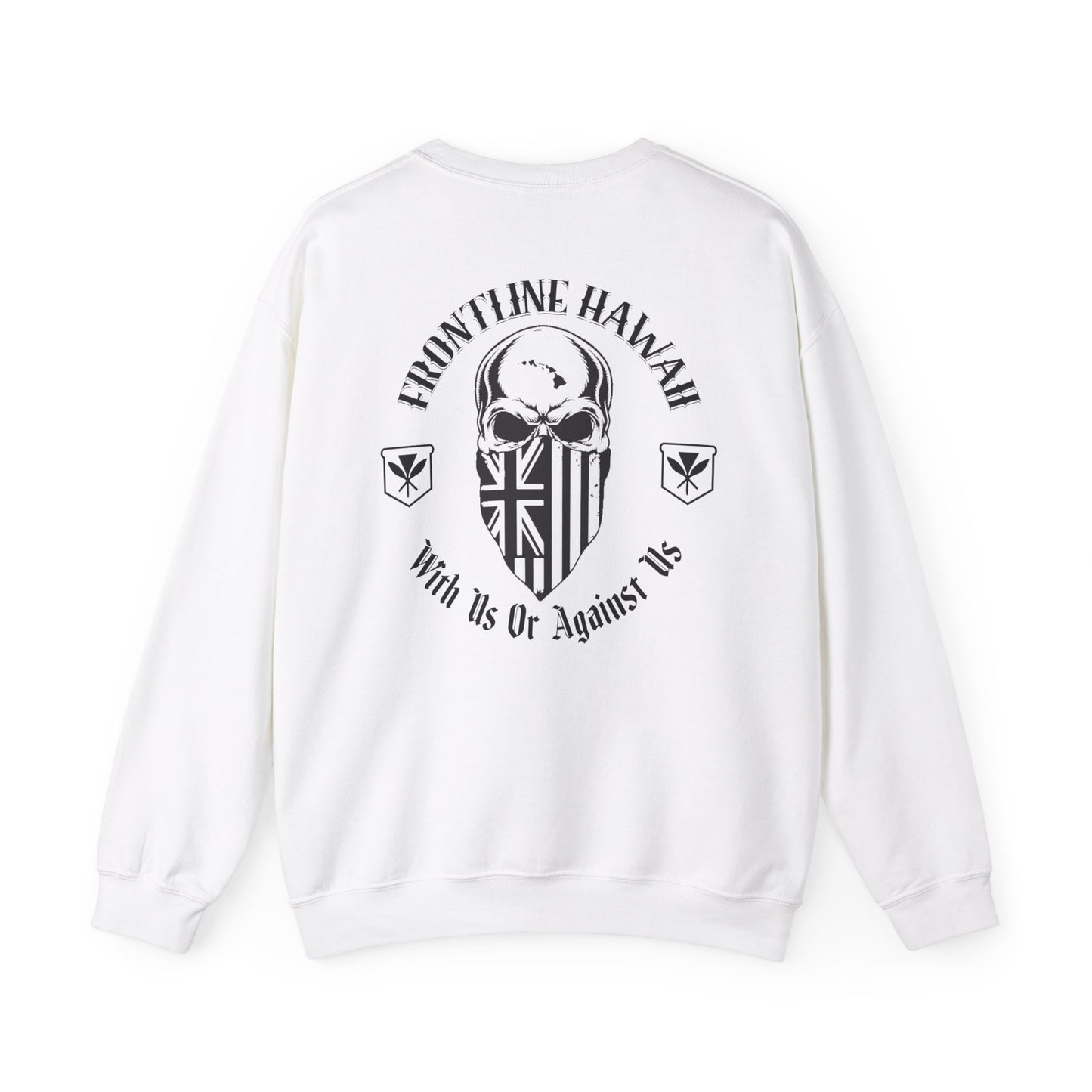 Frontline Hawaii Black Print Sweatshirt