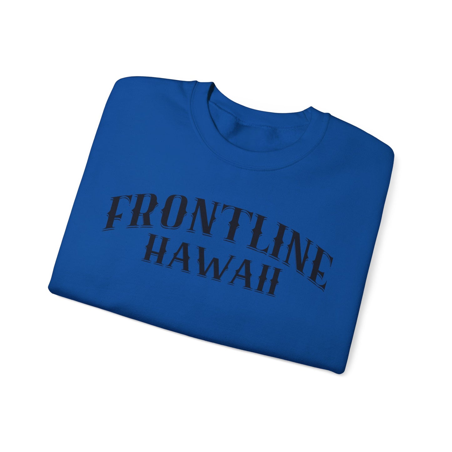 Frontline Hawaii Black Print Sweatshirt