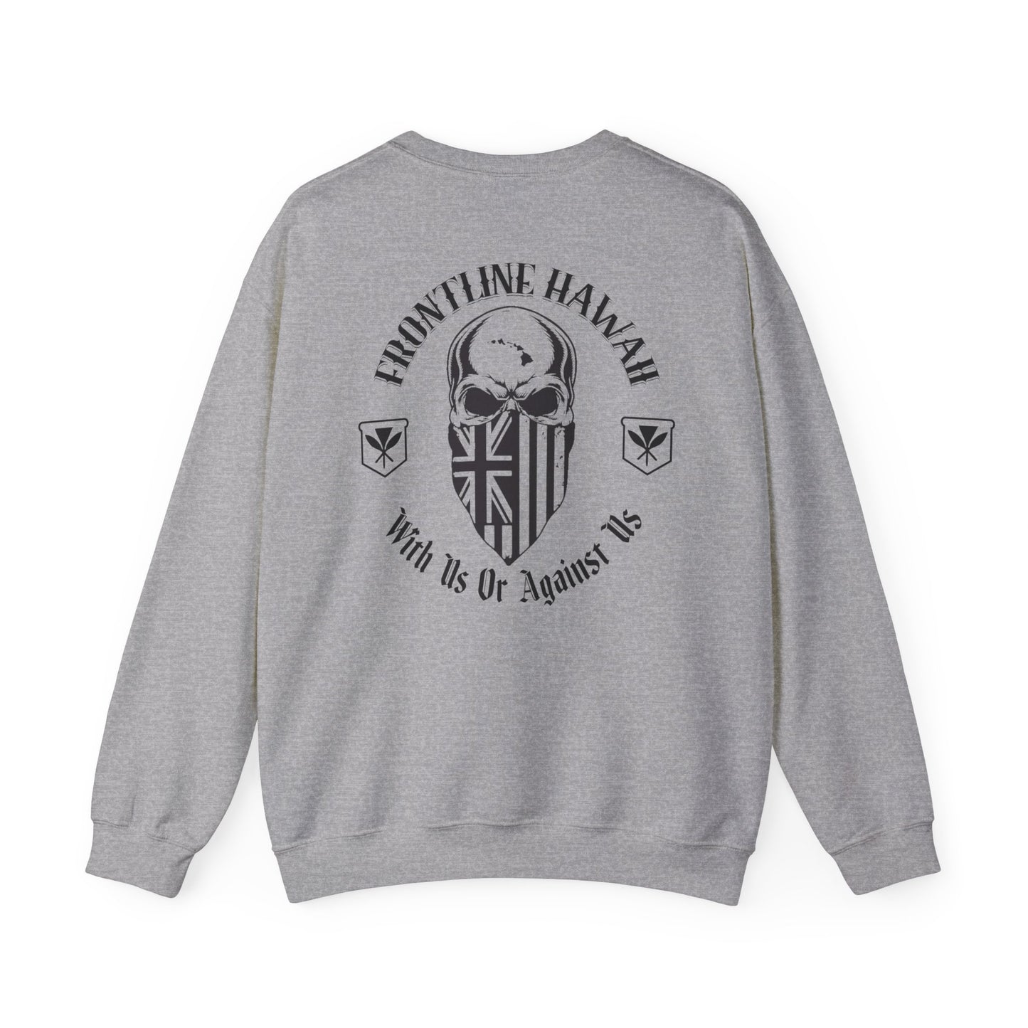 Frontline Hawaii Black Print Sweatshirt