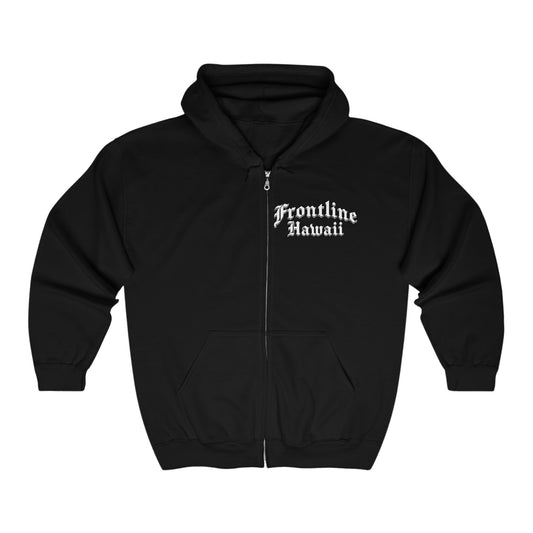 Frontline Hawaii Full Zip Hoodie Sweatshirt