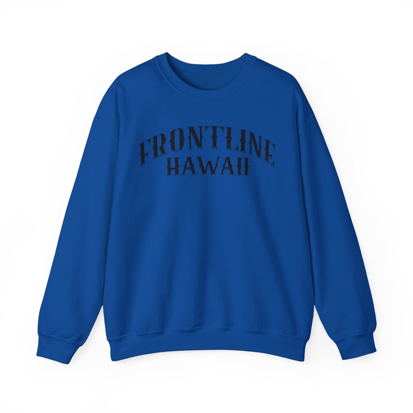 Frontline Hawaii Black Print Sweatshirt