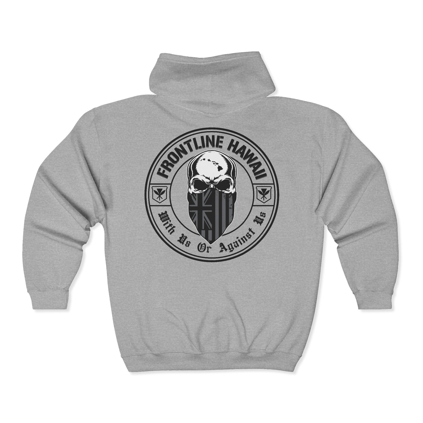 Frontline Hawaii Full Zip Hoodie Sweatshirt