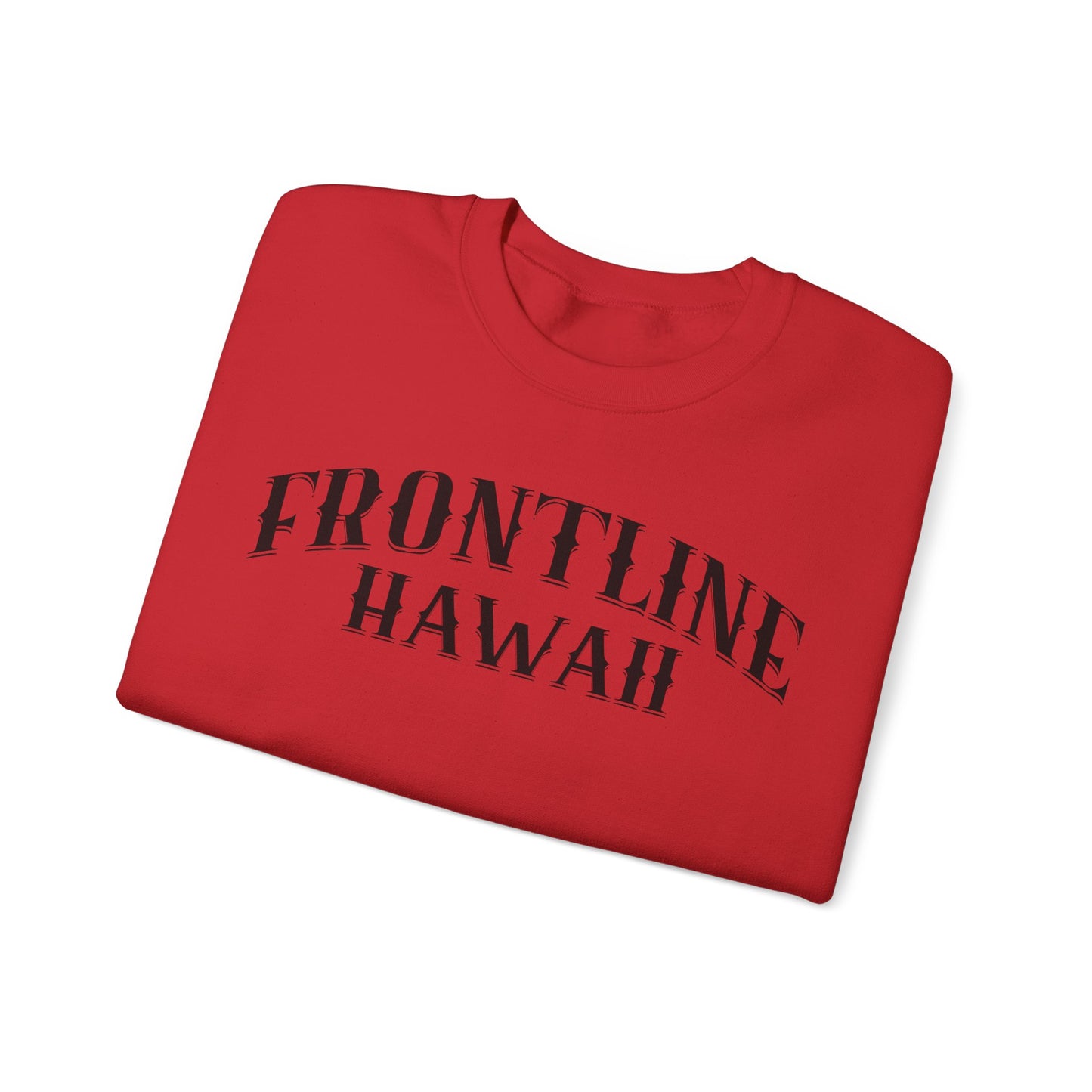 Frontline Hawaii Black Print Sweatshirt