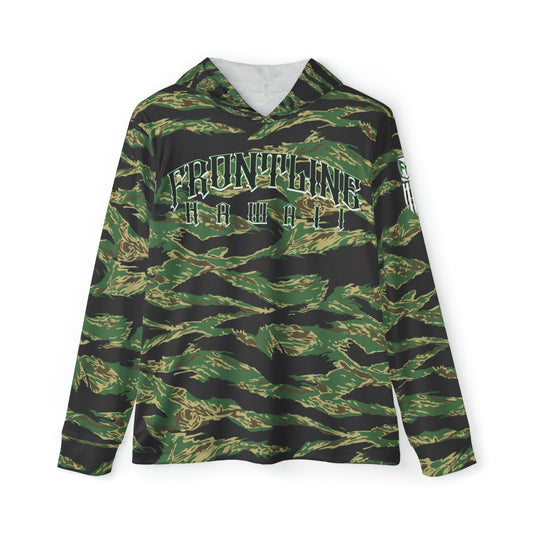 Frontline Hawaii Green Tiger Stripe DRIFIT Hoodie