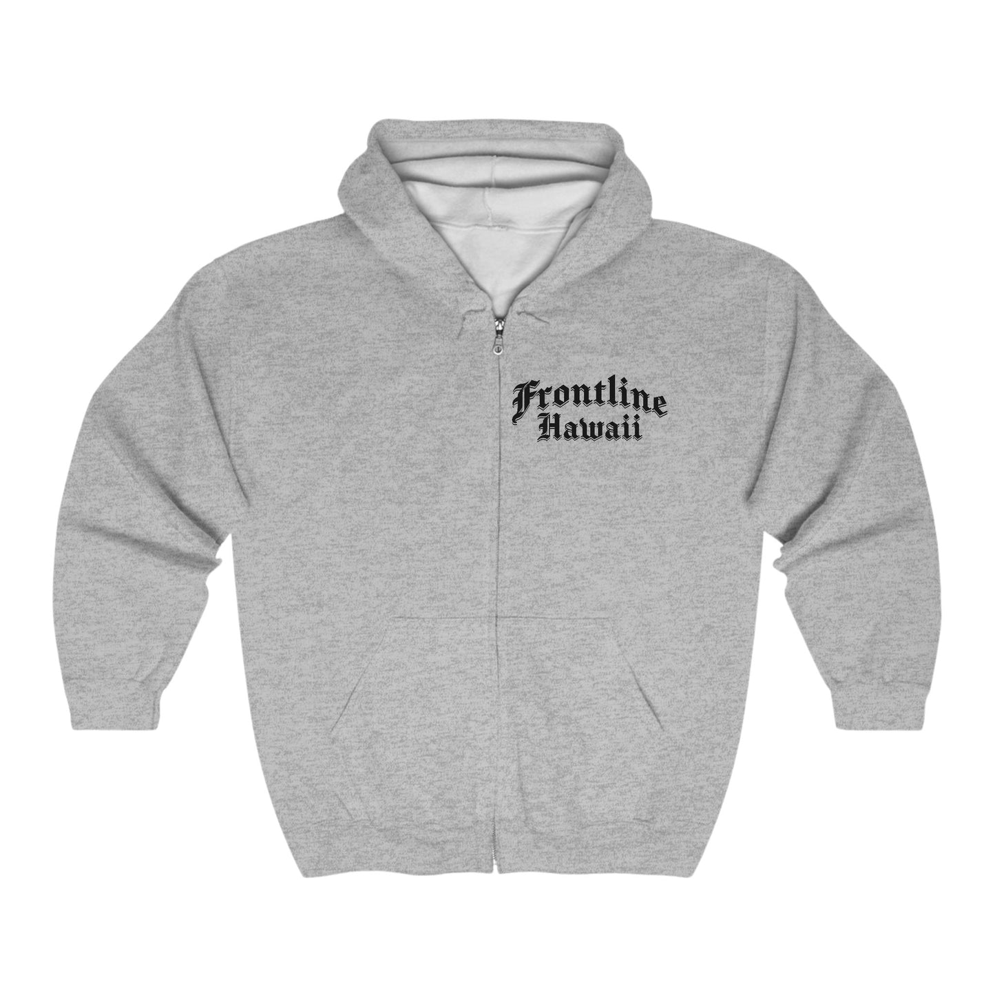 Frontline Hawaii Full Zip Hoodie Sweatshirt