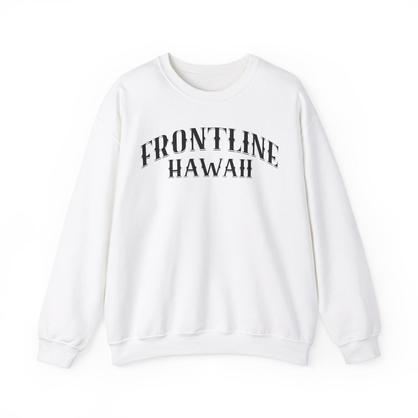 Frontline Hawaii Black Print Sweatshirt