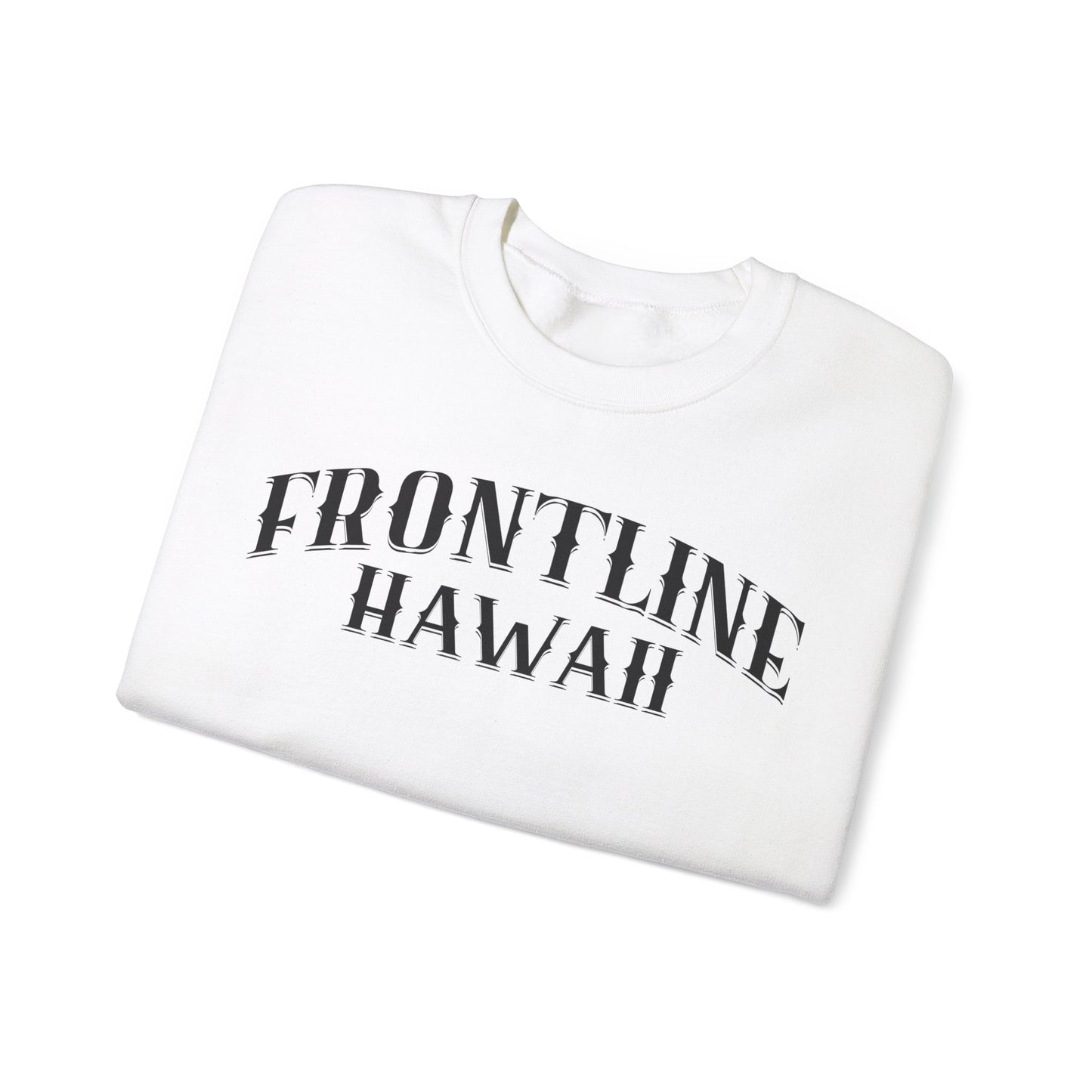 Frontline Hawaii Black Print Sweatshirt