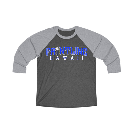 Frontline Hawaii Tri-Blend 3\4 Sleeve Raglan T-shirt