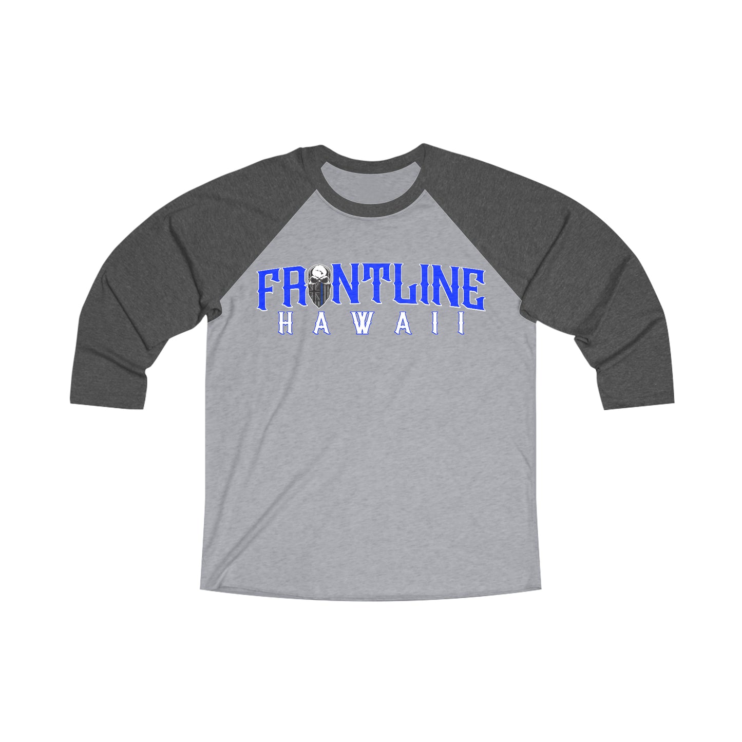 Frontline Hawaii Tri-Blend 3\4 Sleeve Raglan T-shirt