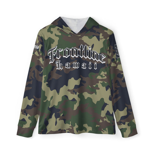 Frontline Hawaii Woodland Camo DRIFIT Hoodie