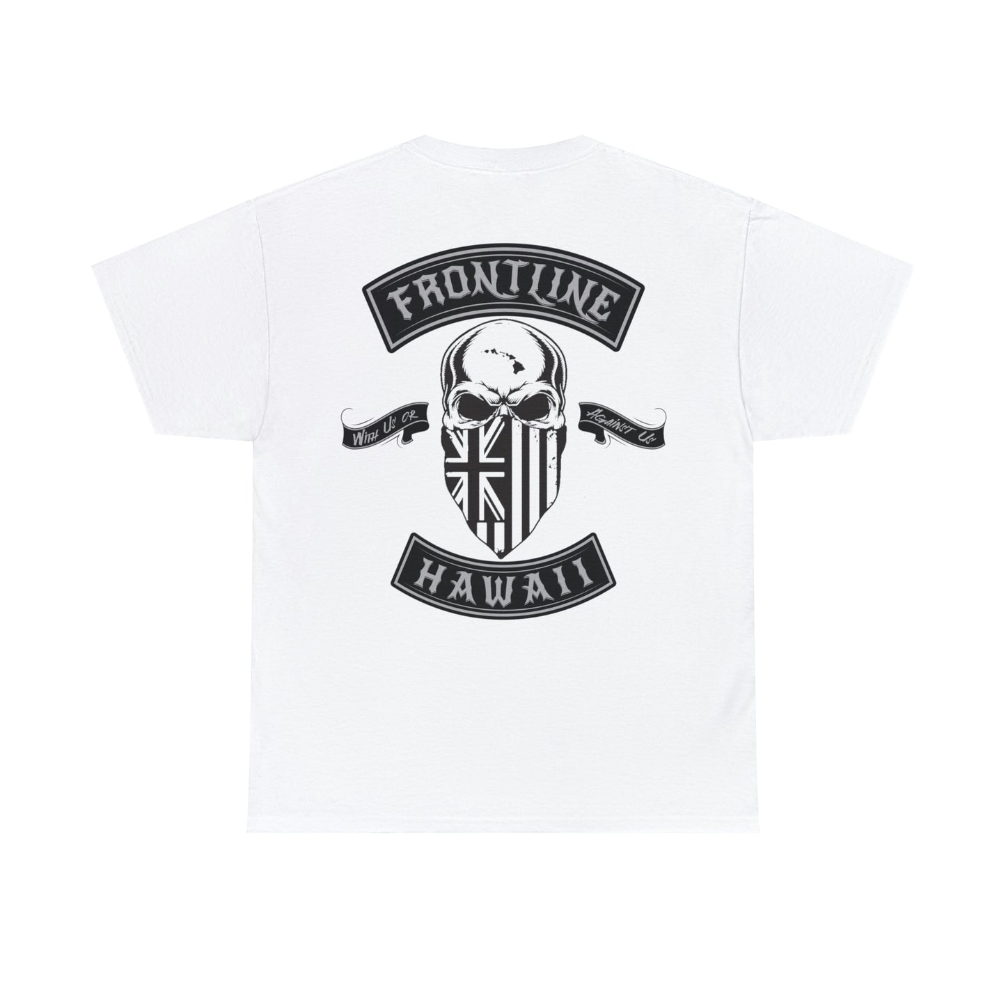 Frontline Hawaii Banner T-shirt (black print)